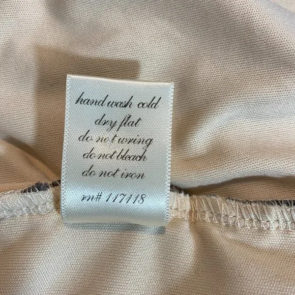 Beautiful Alya Taupe Lace Fitted Sleeveless Sheath Dress  Size L Gray - Picture 7 of 8